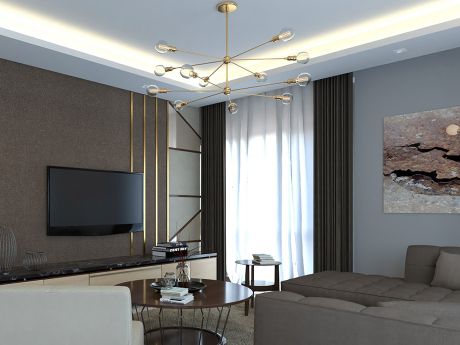 V-Ray for SketchUp Kurs - Living room 01